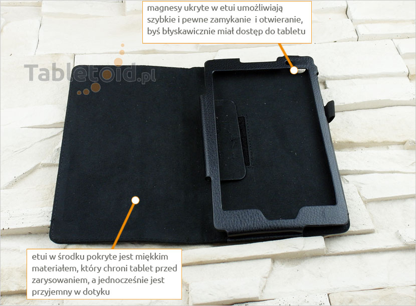 etui na tablet z eko-skóry